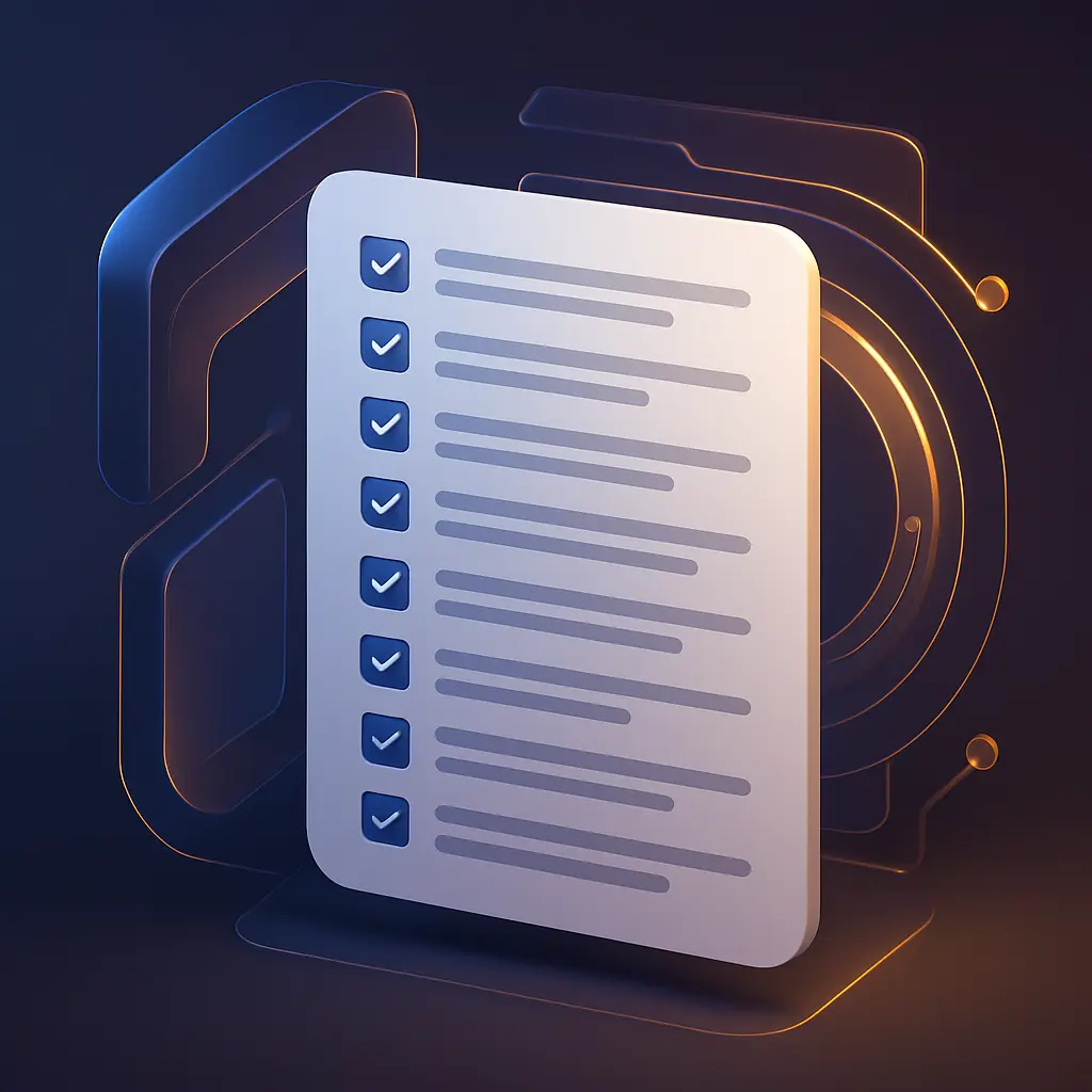 Supplier Evaluation Checklist Template